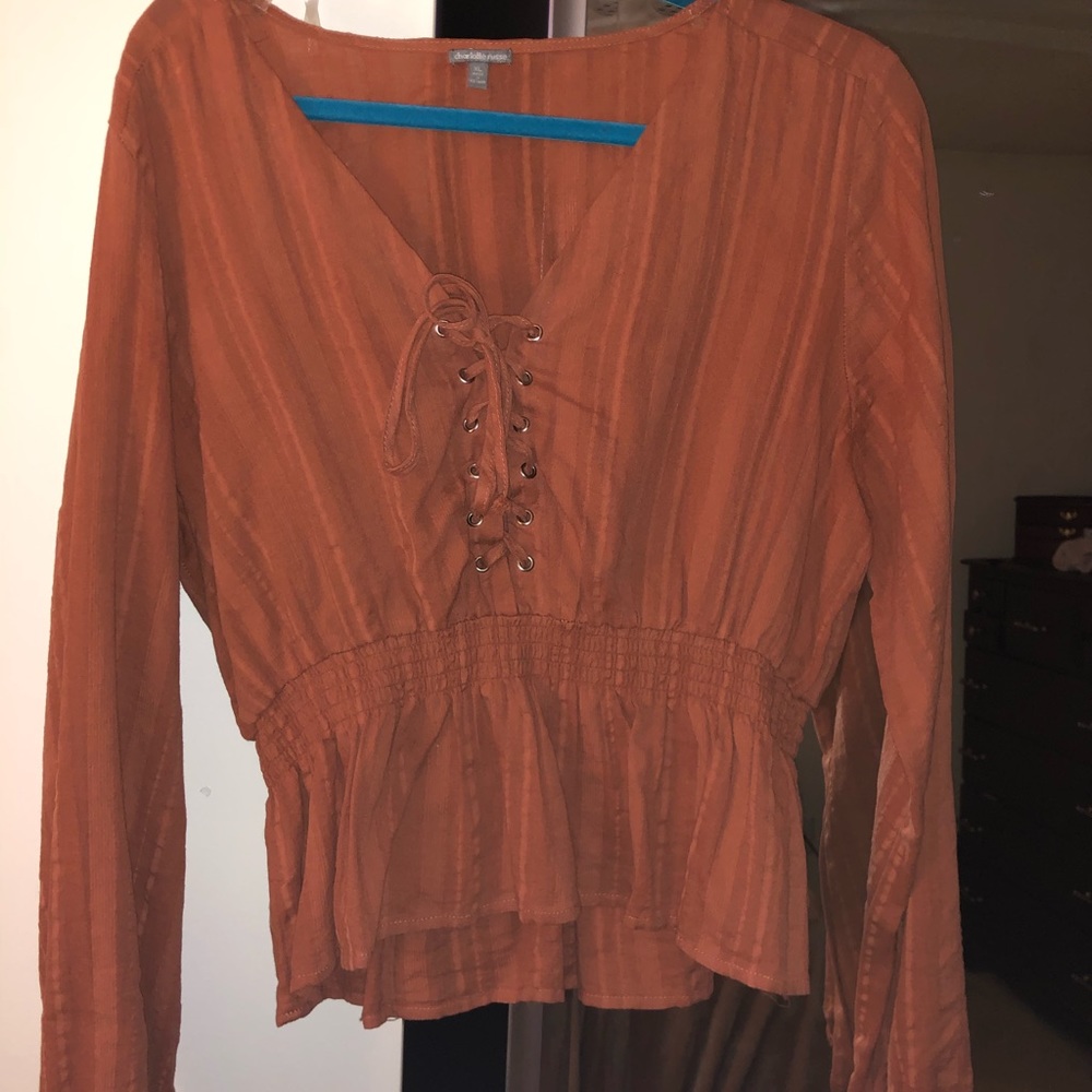 Orange top